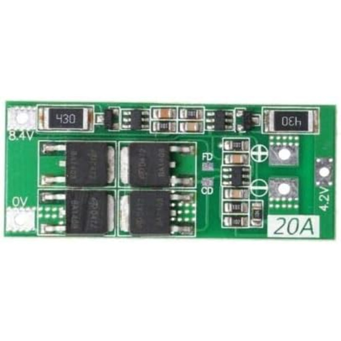 Літієва батарея захист ради BMS баланс версія, 5 шт., 2S 20A 7.4V 8.4V 18650