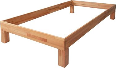 Ліжко Krok Wood Jana з масиву бука (100 x 200 см)