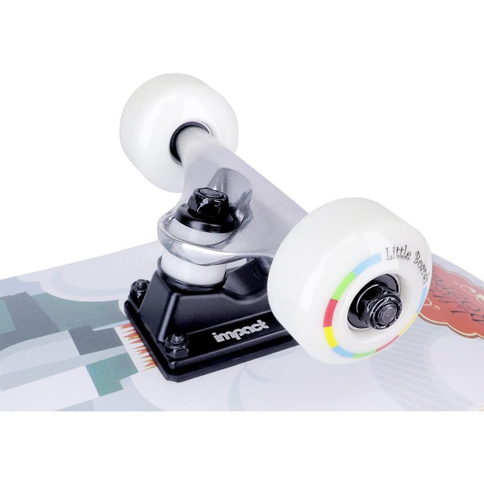 Скейтборд для дітей віком від 3 років - Повноцінна дошка для початківців 3-11 років, високоякісний дитячий скейтборд з 7-шарового клена, кулькові підшипники ABEC 5, нековзна стрічка для захоплення 3-5 років Rocket