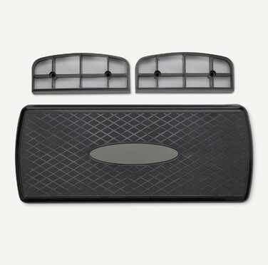 Степер для аеробних тренувань Storeo Basics, регульований степер для дому, 68,58 см, чорний/сірий