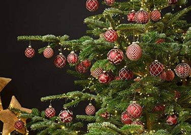 Елегантних скляних різдвяних кульок 12 шт MC-Trend