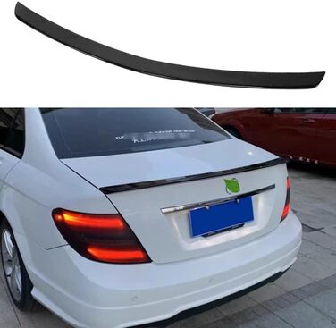 Автомобільний задній спойлер, сумісний з Mercedes-Benz W204 C Class 2008-2014 2009 2010 2011 2012 2013 C180 / C200 / C230, Прикраса даху автомобіля Tail