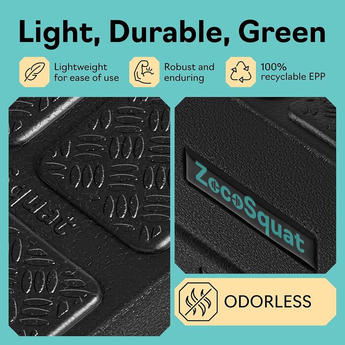 Клин для присідань Блок клина для присідань Вантажопідйомність 235,9 кг Похила дошка для розтяжки литок Розтяжка для литок, Похила дошка Зелена стрічка опору для йоги