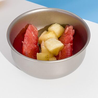 Легка титанова миска Портативна титанова миска для кемпінгу Надлегка титанова миска Миска/тарілка для пасти, миска для фруктів, портативні десертниці для походів, кемпінгу, піших прогулянок, пікніків, придатна для миття в посудомийній машині