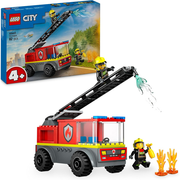 Конструктор LEGO City 60463, Пожежна драбина, 82 деталі