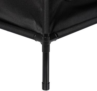 Кемпінгова шафа Relaxdays, 2 полиці, ВxШxГ 87 x 47,5 x 47,5 см, тканина та метал, кемпінгова полиця, місце для зберігання в тенті, сірий