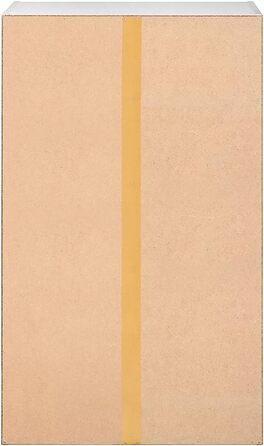 Книжкова полиця Storeo Basics з 5 полицями, біла, 50 x 24 x 80 см Офічна полиця, вітальня, спальня, кубічний білий колір, 5 полиць