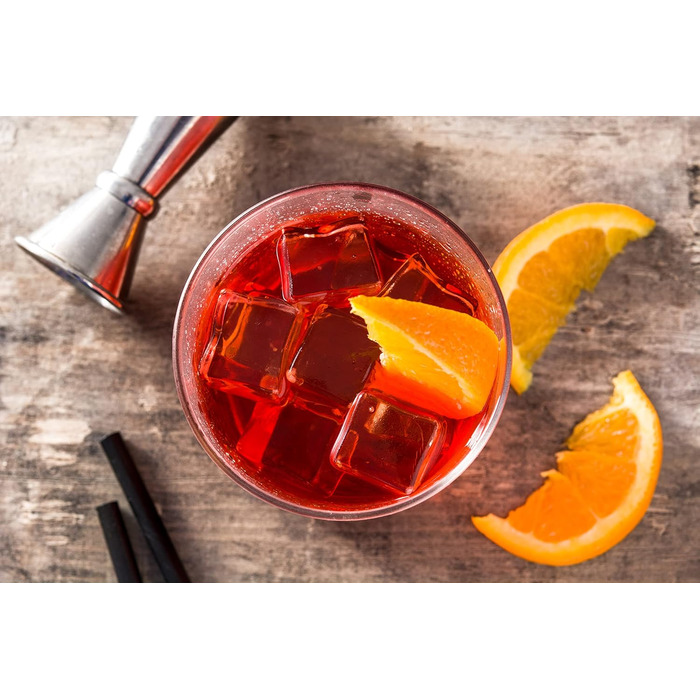 Келихи Negroni Набір для коктейлів з 3 предметів Alfredo - Казковий для Negroni, 355 мл, чисте задоволення, включаючи подвійний джигер для змішування, 251.151