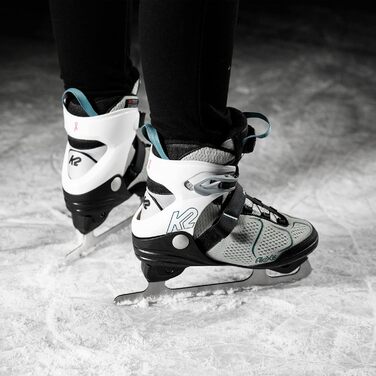 Жіночі ковзани K2 ALEXIS ICE BOA FB, сіро-блакитні, розмір 40 (EU)