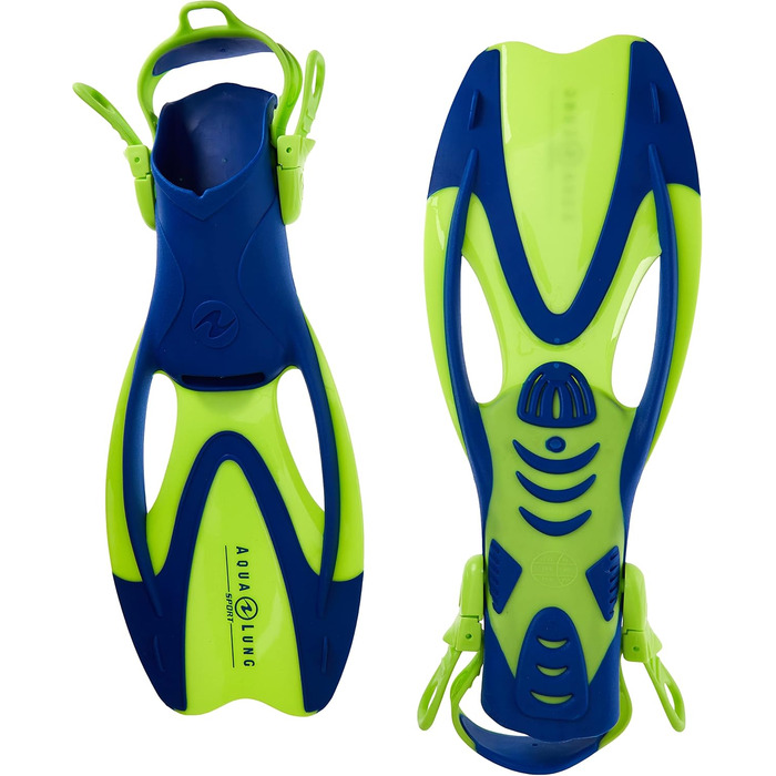 Комплект маски, трубки та ласт Aquasphere Unisex Youth Urchin, світло-зелений/світло-блакитний, розмір L