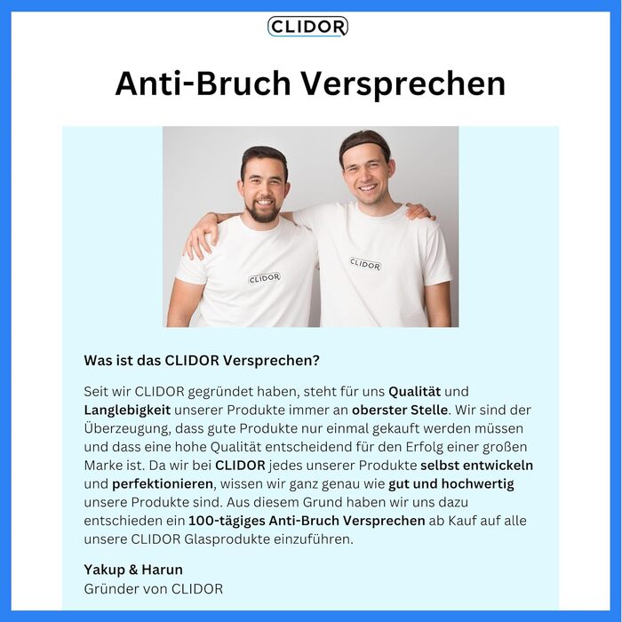Банки для зберігання CLIDOR - Набір з 4 шт. (інноваційна товщина скла 3 мм) - Герметичні банки для зберігання з кришкою - Штабельо