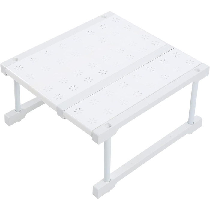 Органайзер для гардеробу, полиця для шафи, розширюване місце для зберігання зі сталевим каркасом, регульована полиця для кухонної шафи для дому, спальні, ванної кімнати (довжина 2738 см)