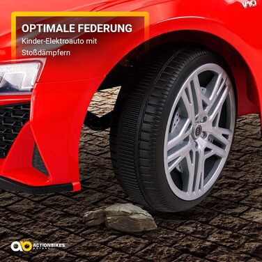 Дитячий електромобіль Audi R8 Spyder пульт дистанційного керування 2,4 ГГц - 1 x 12 Вольт 4,5 Ач акумулятор - 2 x 30 Вт двигун - Е