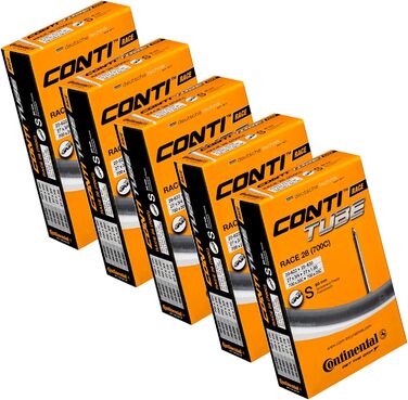Упаковки для камер Continental Race 28 Tubes Unisex 0180000, чорні, 700 x 20-25c