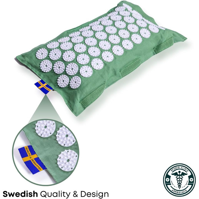 АКУПРЕСУРНА ПОДУШКА MYSA THERMO ПОДУШКА ДЛЯ ШИЇ 1 НА РИНКУ ТОП-МЕДРАНК 2024 РОКУ ДЛЯ ШИЙНОГО ХВОРОБУ, СТРЕСУ, БЕЗСОННЯ. ЄДИНА АВТЕНТИЧНА ШВЕДСЬКА ПОДУШКА, ВИГОТОВЛЕНА В ЄС З ОРГАНІЧНОГО ВРОЖАЮ СПЕЛЬТИ.