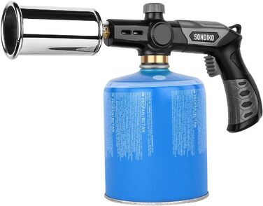 Потужний пальник для гриля та приготування їжі Sondiko L8010, Sous Vide, кухонний факел з пропаном, стартер для багаття, регульова