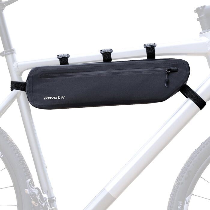 Сумка для рами Rovativ Bikepacking 46 см 100 водонепроникна - Велосипедна сумка для гравійних велосипедів та ультрасайклінгу 3,5 л 46 см