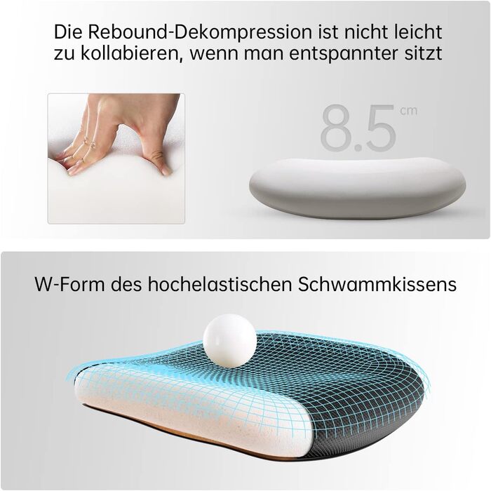 Ергономічне офісне крісло SIHOO, до 150 кг, сітка, чорний