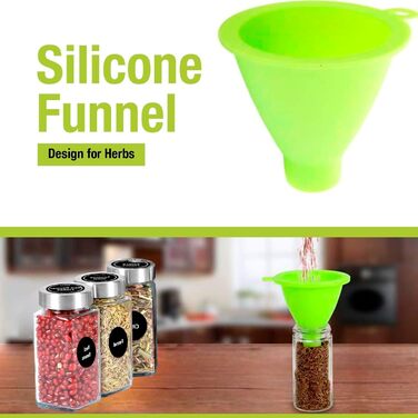 Підставка для спецій, 24 банки для спецій, 3-рівневий органайзер з металевим каркасом, з етикетками, індивідуальними кришками та дозаторами (Модель 2)