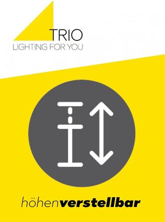 Світлодіодний торшер Trio Lights Franklin 426510208, метал в т.ч. світлодіод 35 Вт, зміна кольору, диммер (латунний матовий, підвісний 3-полум'яний)