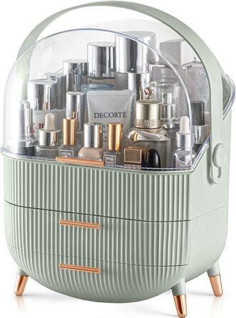 Органайзер для косметики CANITORON, велика місткість, органайзер для догляду за шкірою на туалетному столику, портативна вітрина д