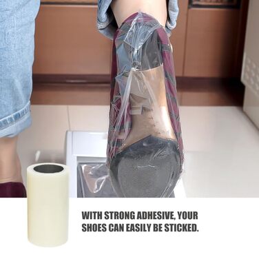 Рулон плівки для взуття – одноразова фольга для автоматичного дозатора бахіл, 1 шт.