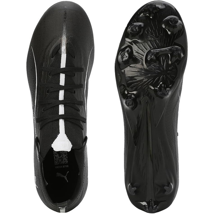 Футбольні бутси PUMA Unisex Ultra 5 Match Fg/Ag 44.5 EU Puma Black Puma White
