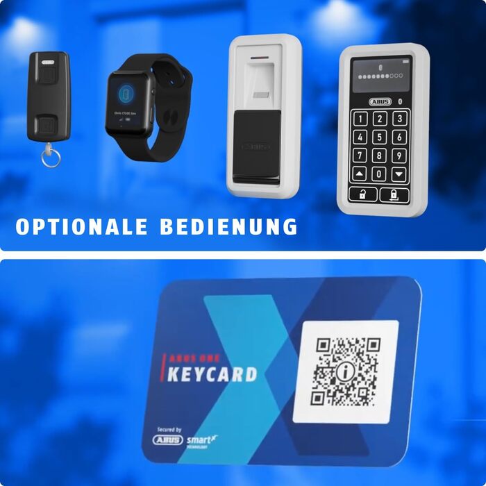 Розумний дверний циліндр CYLOX One - відкривання без ключа за допомогою смартфона та інших аксесуарів - дверний замок із захистом від свердління - відкривання зовнішньою ручкою - внутрішньою ручкою - довжина 30-40/30-40