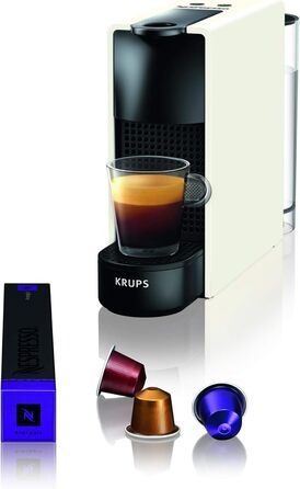 Компактна кавоварка Krups Nespresso Essenza Mini Pure White Кавоварка в капсулах Espresso Style Barista YY2912FD чорний/білий