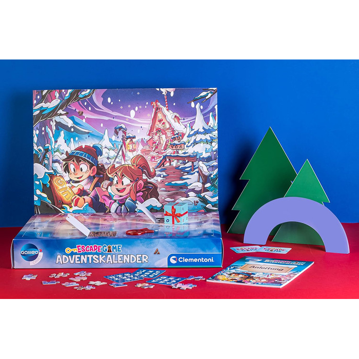 Адвент-календар Galileo Escape Game 2024 Clementoni, для дітей від 8 років