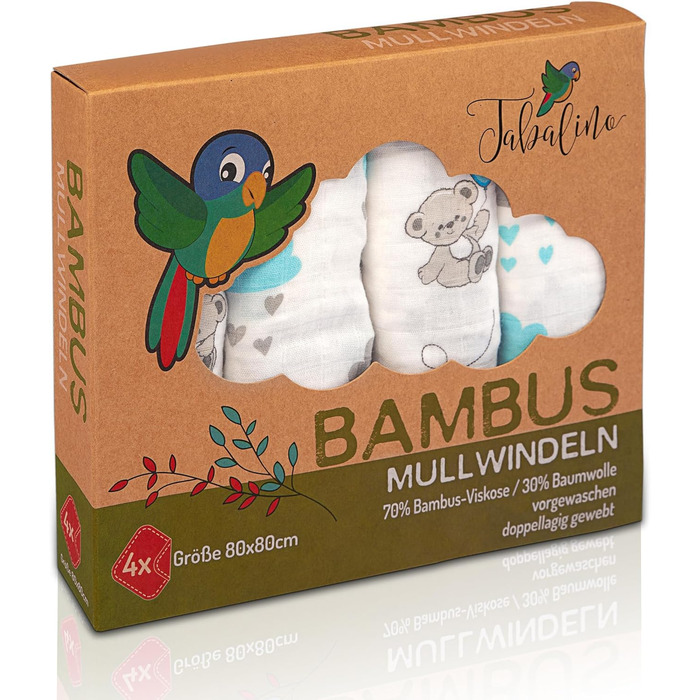 М'які м'які бамбукові муслінові серветки для відрижки підгузків, 4 муслінові серветки 80x80см 1 серветка для обіймів, тканинні під