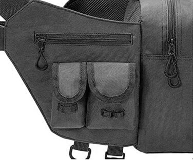 СУМКА ДЛЯ РИБАЛКИ ЧОРНА ВОДОСТІЙКА Рюкзак для риболовлі Сумка Сумка для риболовних приналежностей для рибалок для спінінгової риболовлі