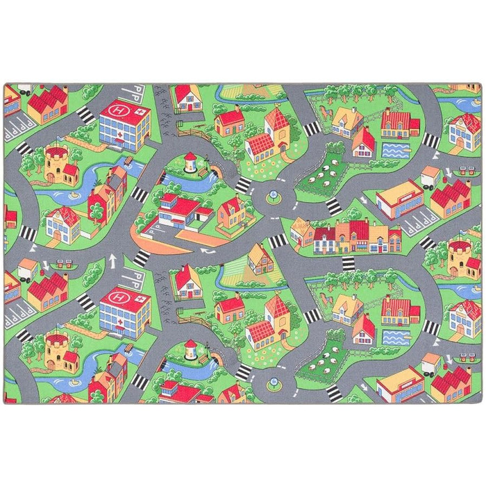 Дитячий ігровий килимок Snapstyle Little Village Green в 24 розмірах 140х200 см