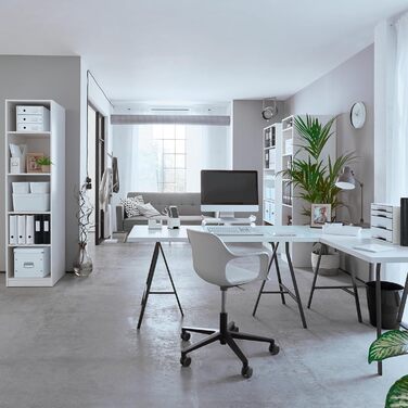 Лоток для листів Leitz A4, упаковка з 4 шт. , двоколірний дизайн, чорний/сірий, Duo Colour, 53610095 Білий / Чорний 4 шт. и