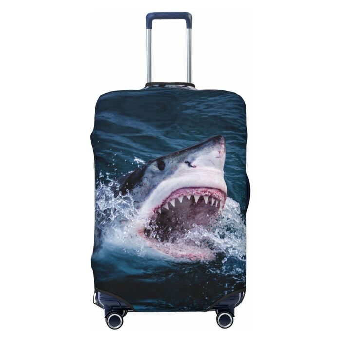 Чохол для валізи BAFAFA з принтом Морський бриз, захисний еластичний чохол від подряпин та пилу для багажу, чорний, розмір 90