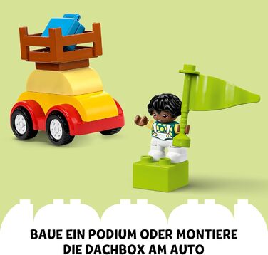 Конструктор LEGO DUPLO Classic 10439, Кам'яна коробка Машини та Вантажівки, 80 деталей