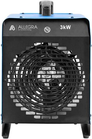 Тепловентилятор 3000 Вт будівельний обігрівач електричний 3 кВт для майстерні наметовий обігрівач кемпінговий, портативний обігрів