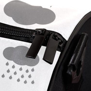 Спортивна сумка, маленька дорожня сумка, сумка для шопінгу та йоги, колір Сірий дощ, сумка для фітнесу на відкритому повітрі, ручна поклажа
