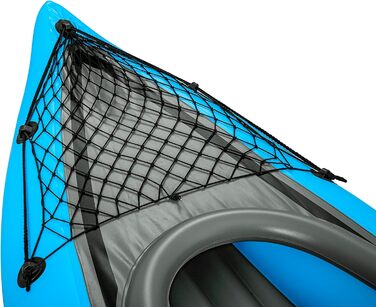 Надувний каяк на 1 особу з ручним насосом, веслом, сумкою для перенесення, синій, Single Cove Champion 2023