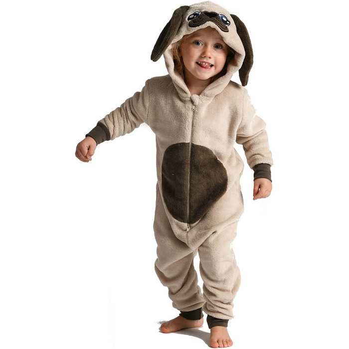 Кігурумі Мопс Wunsy, суперм'який фліс, 6–7 років