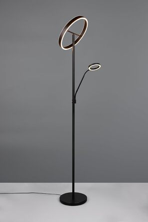 Стільник LED Trio Willis 449510232, матовий чорний метал, 39 5.5 Вт, регульована колірна температура, диммер