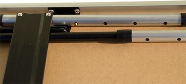 Складаний стіл для обклеювання шпалерами Lemodo чорного кольору Робочий стіл Регульований по висоті багатофункціональний стіл Стіл для блошиного ринку 100 x 60 см Багатофункціональний стіл, вантажопідйомність до 30,0 кг