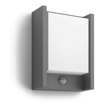 Стічний LED-світильник Philips myGarden Arbour з датчиком руху, алюміній, 1 лампа, одинична упаковка