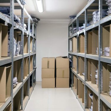 Стелаж для майстерні ECD Germany, міцний, 200x100x50 см - оцинкований - вантажопідйомність до 750 кг - 5 полиць МДФ - стелаж для зберігання, безболтовий стелаж, стелаж для підвалу, стелаж для гаража, металевий стелаж, стелаж для робочого столу, 200 x 100 