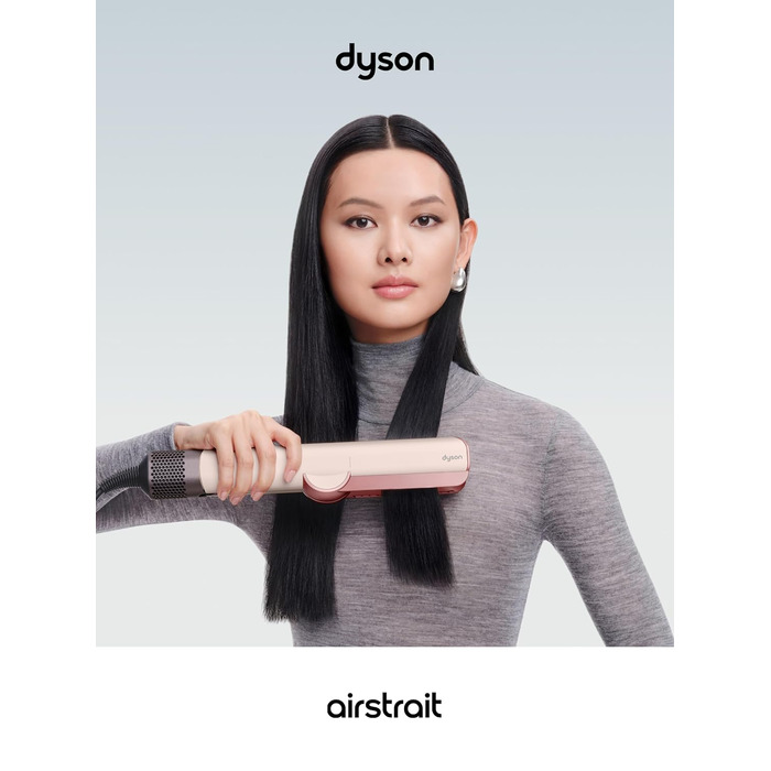 Стайлер для випрямлення волосся Dyson Airstrait 2в1 (випрямляч та фен) Ceramic Pink/Rose Gold