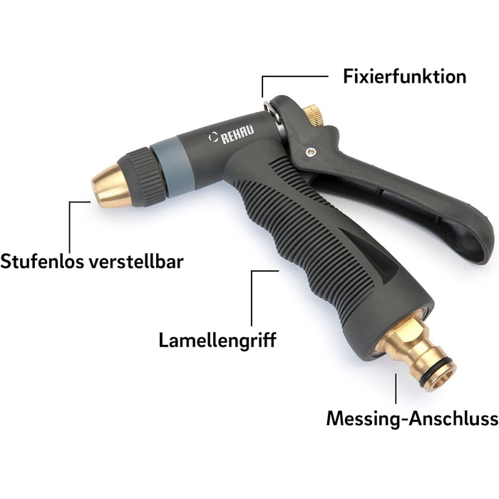 Садовий обприскувач REHAU Premium, обприскувач для очищення та обприскування, садовий ручний обприскувач з гарантованим тривалим терміном служби Професійний обприскувач