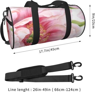 Дорожня сумка-циліндр з квітковим візерунком, спортивна сумка для чоловіків та жінок, сумка-мішок, спортивна сумка