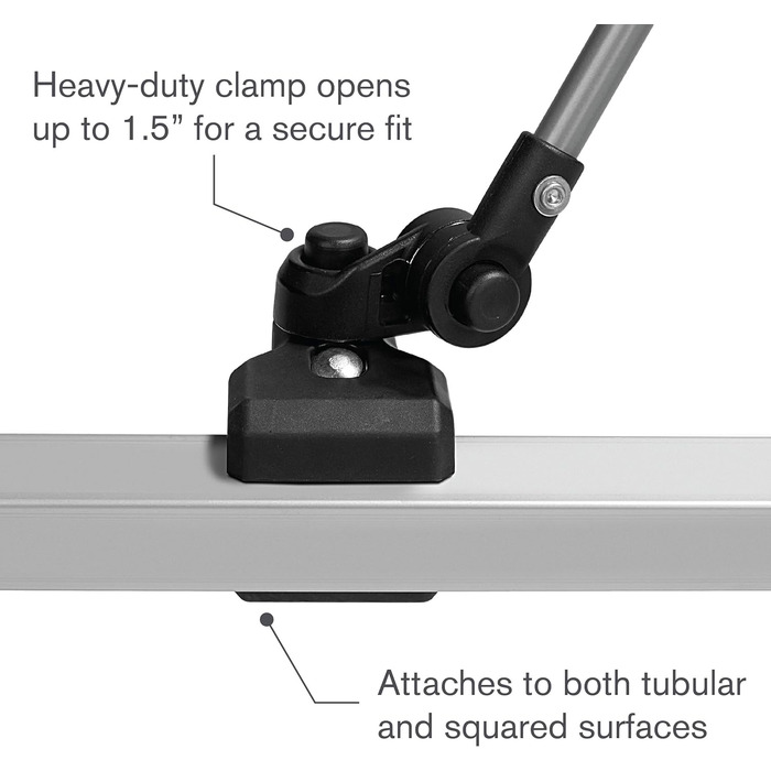 Регульована парасолька Sport-brella Versa-Brella, регульований затискач, 4-позиційний поворот на 360 градусів і підкладка UPF 50 д