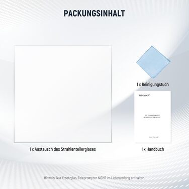 Дюймовий розсіювач променів для телесуфлера DIY, 70T/30R, заміна скла телесуфлера, 12,4&39 x 12,4 x 0,8/31,5 x 31,5 x 0,2 см, загартоване скло промислового класу, NA17, 17-