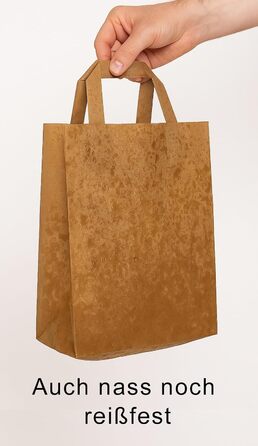 Біорозкладні пакети для сміття з ручками, стійкі до розривів, 10 літрів 50 шт. Біорозкладні пакети для кухонних відходів з практичною ручкою для перенесення та закручуваним дном, 100 компостовані від Quertee